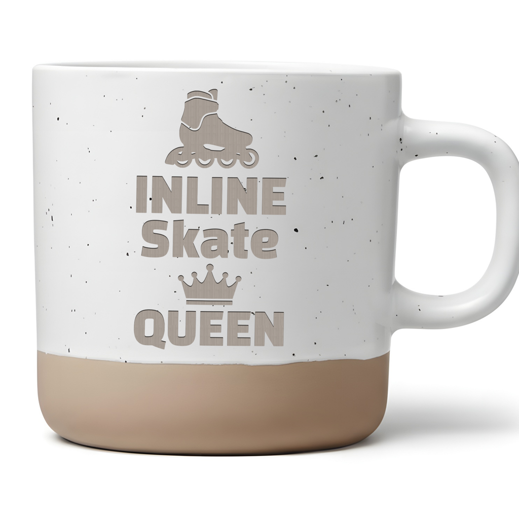 Tasse Inline Skate Queen Geschenk Inlineskaterin Becher Kaffeetasse Sk – Bild 1