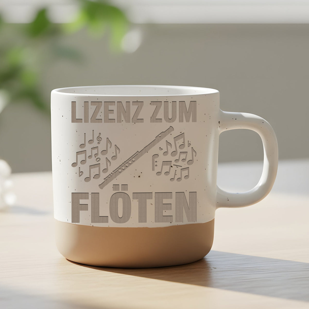 Tasse Lizenz zum Flöten Geschenk Flötist Becher Kaffeetasse Querflöte  – Bild 6