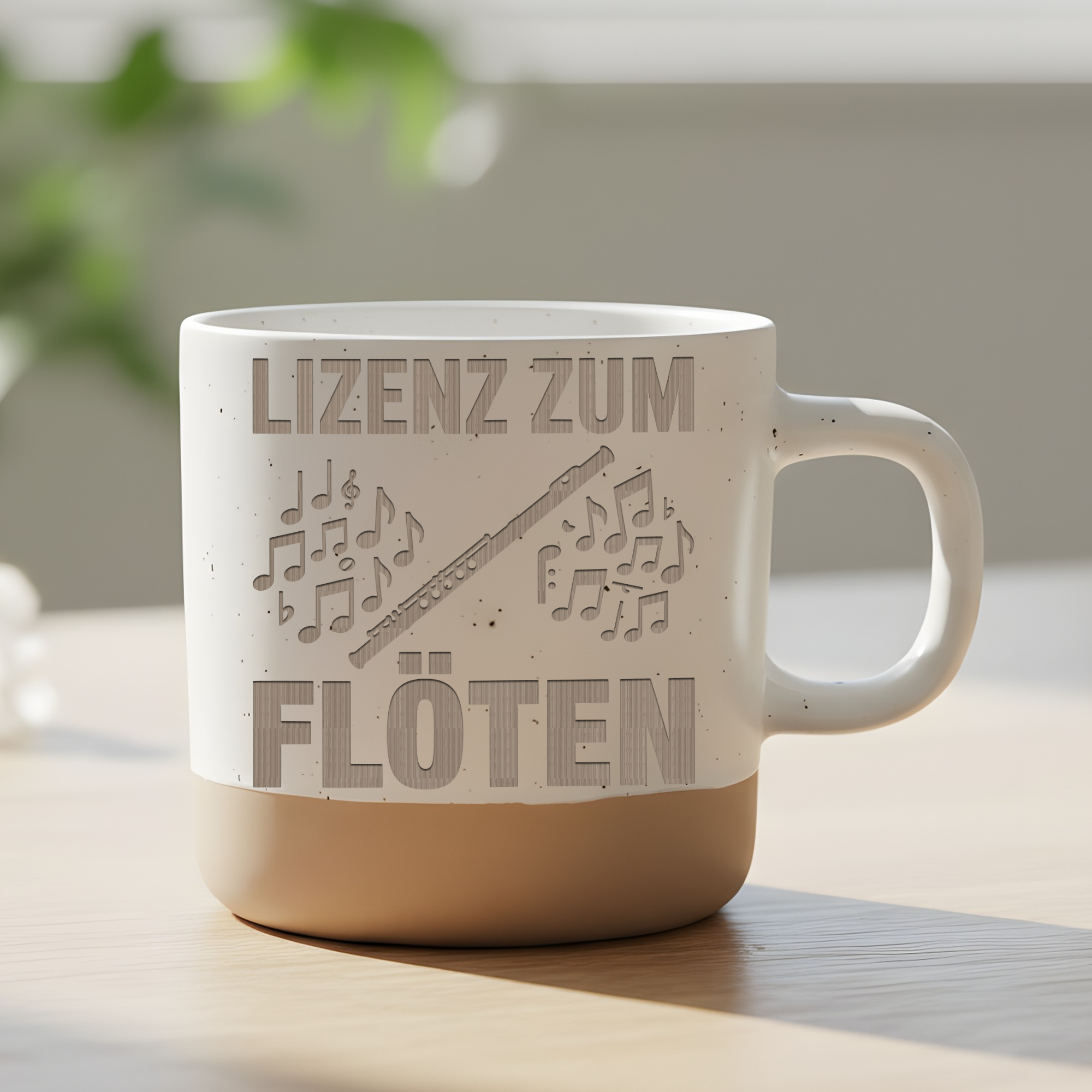 Tasse Lizenz zum Flöten Geschenk Flötist Becher Kaffeetasse Querflöte  – Bild 6