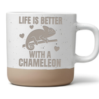 Tasse Life Is Better With A Chameleon Geschenk Chamäleon Becher Kaffee – Bild 1