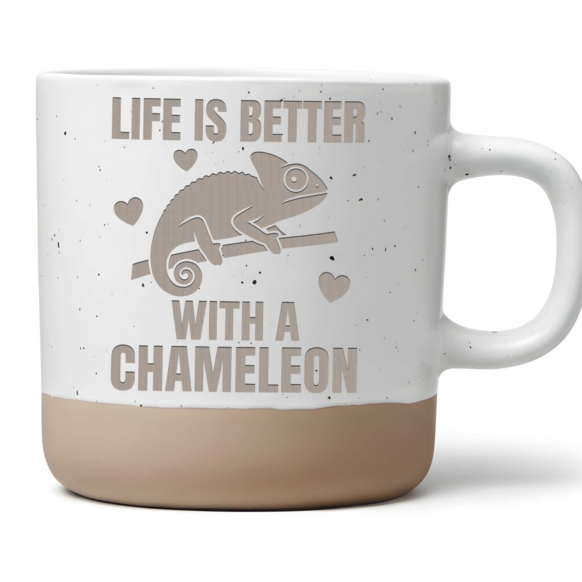 Tasse Life Is Better With A Chameleon Geschenk Chamäleon Becher Kaffee – Bild 1