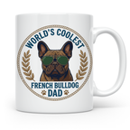 Französische Bulldogge Dad Tasse, Coolster Hundepapa Kaffeeb – Weiß [farbe:weiß]
