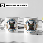 Französische Bulldogge Dad Tasse, Coolster Hundepapa Kaffeeb – Weiß [farbe:weiß]