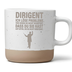 Tasse Dirigent Ich löse Probleme Geschenk Dirigent Becher Kaffeetasse  – Bild 1