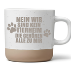 Tasse Nein wir sind kein Tierheim Geschenk Tierliebhaber Becher Kaffee – Bild 1