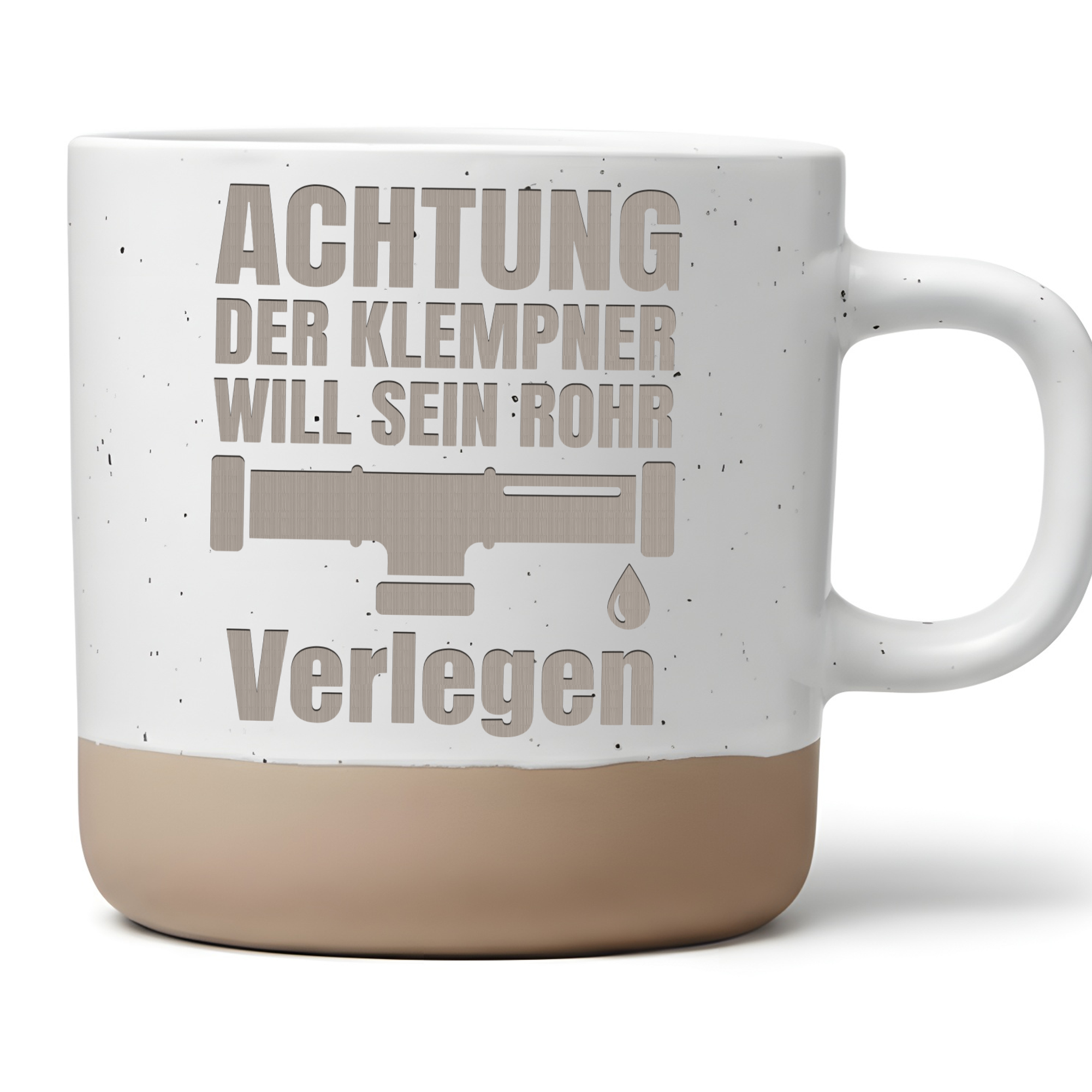 Tasse Klempner Rohr verlegen Geschenk Installateur Becher Kaffeetasse  – Bild 1