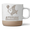Tasse Attitude Geschenk Hai Fisch Becher Kaffeetasse Motivation Haifis – Bild 1