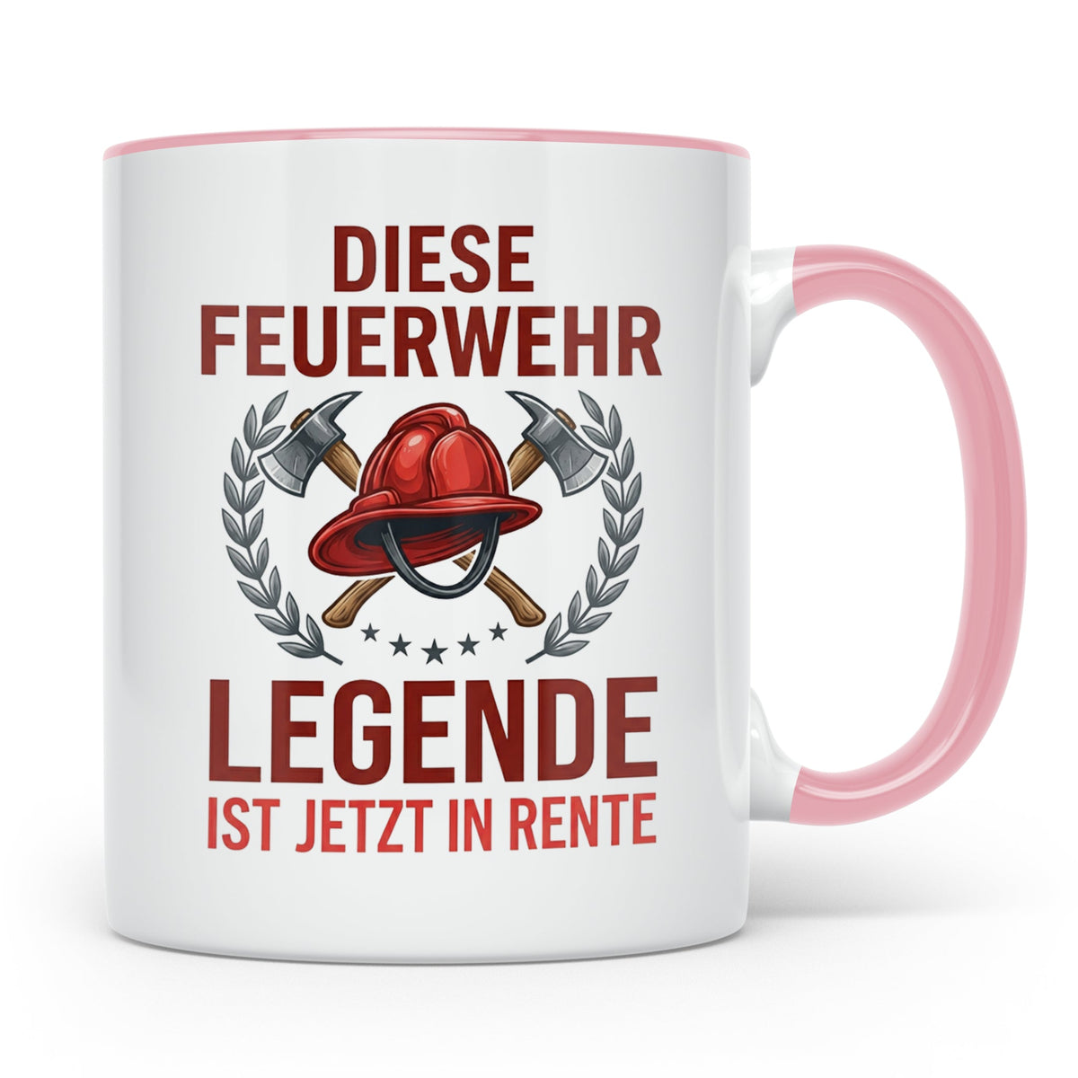Feuerwehr Rente Tasse Diese Legende ist in Rente Geschenk Fe – Rosa [farbe:rosa]