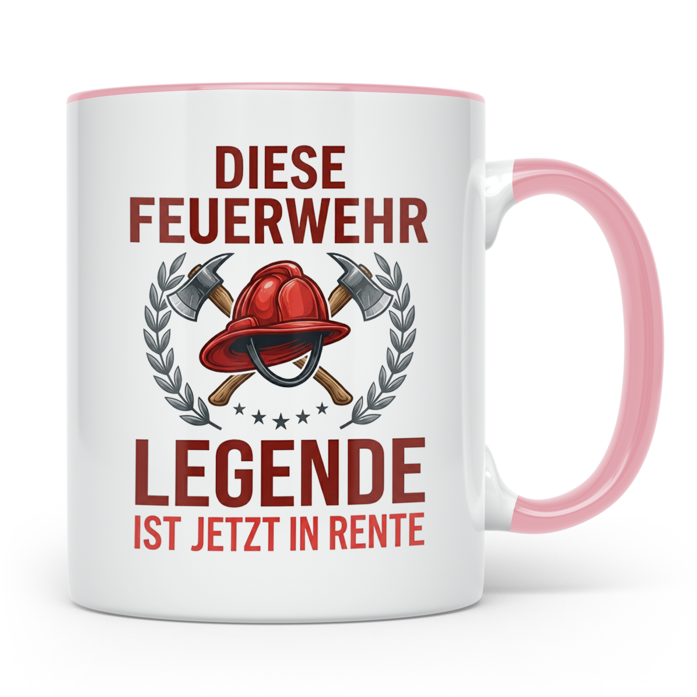 Feuerwehr Rente Tasse Diese Legende ist in Rente Geschenk Fe – Rosa [farbe:rosa]