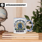LKW Fahrer Tasse Geschenk für Trucker, Berufskraftfahrer mit – Blau [farbe:blau]