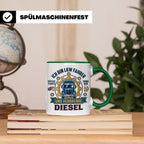 LKW Fahrer Tasse Geschenk für Trucker, Berufskraftfahrer mit – Grün [farbe:grün]