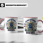 LKW Fahrer Tasse Geschenk für Trucker, Berufskraftfahrer mit – Rosa [farbe:rosa]