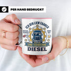 LKW Fahrer Tasse Geschenk für Trucker, Berufskraftfahrer mit – Rosa [farbe:rosa]