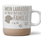 Tasse Mein Labrador ist Familie Geschenk Labrador Besitzer Becher Kaff – Bild 1