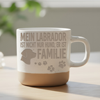 Tasse Mein Labrador ist Familie Geschenk Labrador Besitzer Becher Kaff – Bild 6