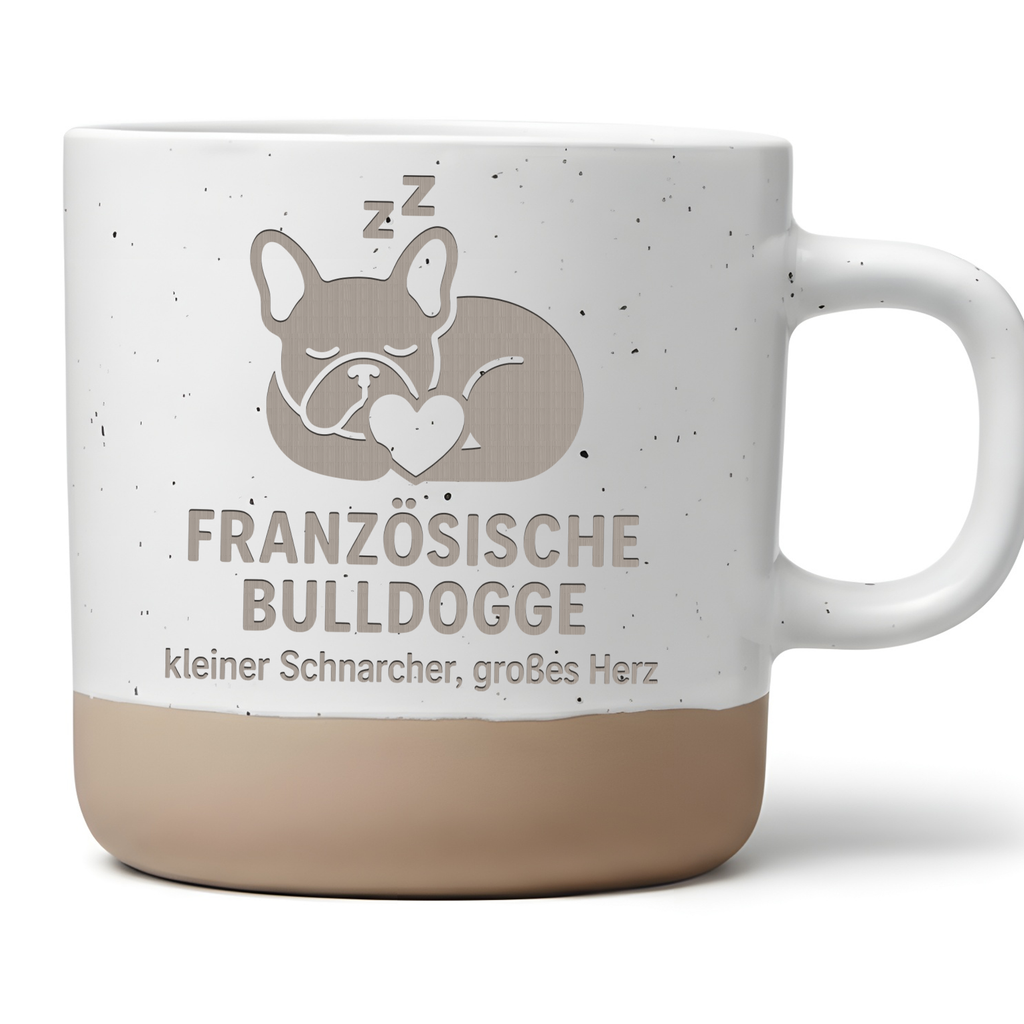 Tasse Französische Bulldogge Geschenk Frenchie Becher Kaffeetasse Hund – Bild 1