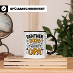 Rentner 2026 Vollzeit Opa - Ruhestand Geschenkidee für werdende Opas | Sublimation