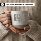 Personalisierte Erzieherin Tasse – Geschenk für die Beste Erzieherin mit Herz Motiv, ideales Dankeschön für Kita & Kindergarten