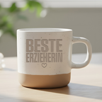 Personalisierte Erzieherin Tasse – Geschenk für die Beste Erzieherin mit Herz Motiv, ideales Dankeschön für Kita & Kindergarten