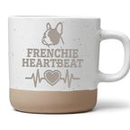 Tasse Frenchie Heartbeat Geschenk Französische Bulldogge Becher Kaffee – Bild 1