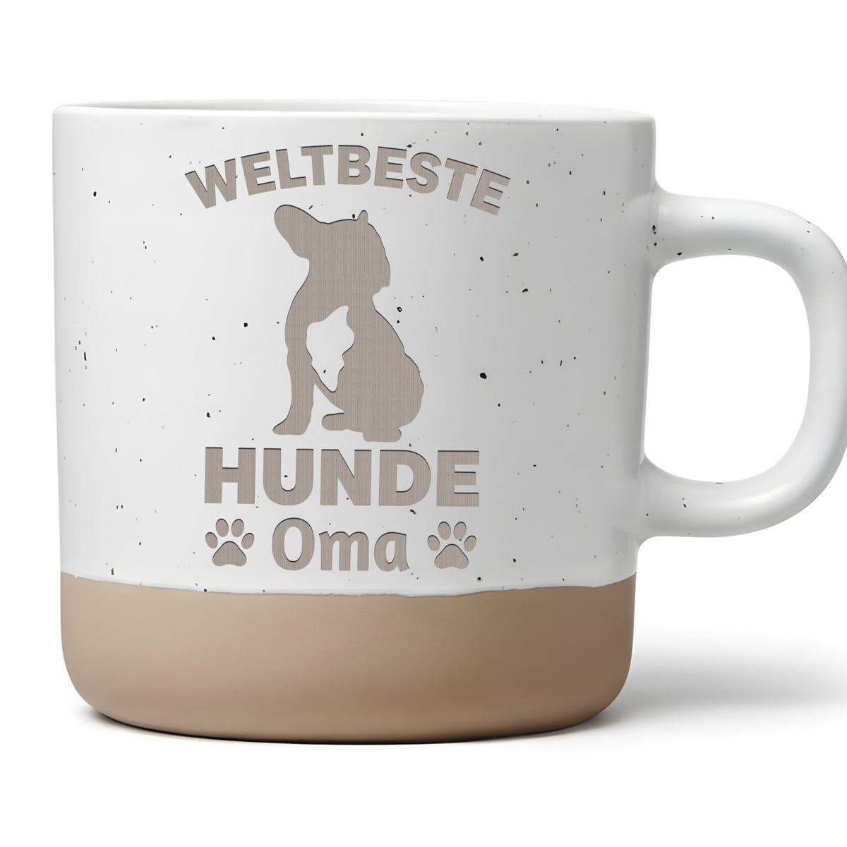 Tasse Weltbeste Hunde Oma Geschenk Frenchie Becher Kaffeetasse Französ – Bild 1