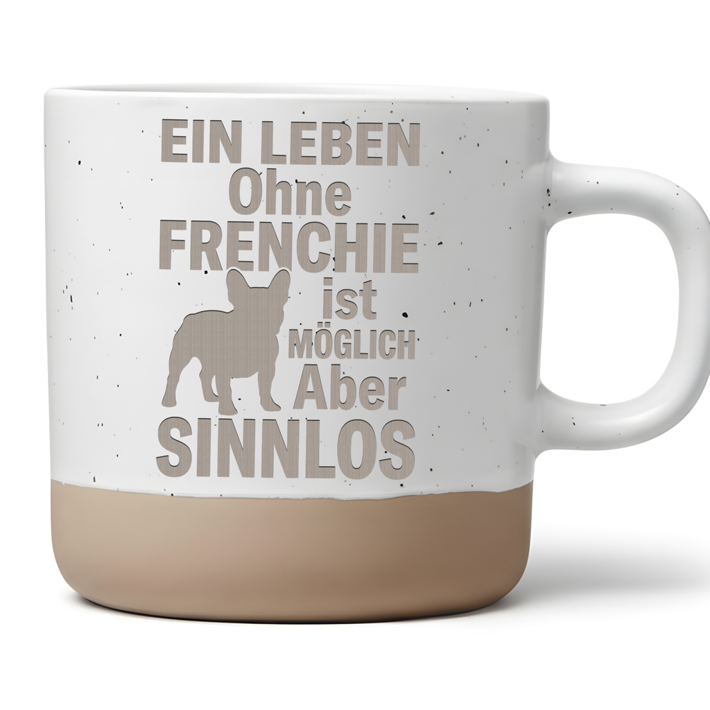 Tasse Ein Leben ohne Frenchie ist sinnlos Geschenk Französische Bulldo – Bild 1