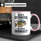 Angler Tasse Nichts gefangen ist auch geangelt lustiger Spru – Rosa [farbe:rosa]