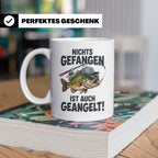 Angler Tasse Nichts gefangen ist auch geangelt lustiger Spru – Weiß [farbe:weiß]