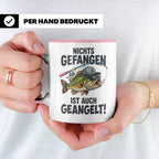 Angler Tasse Nichts gefangen ist auch geangelt lustiger Spru – Rosa [farbe:rosa]