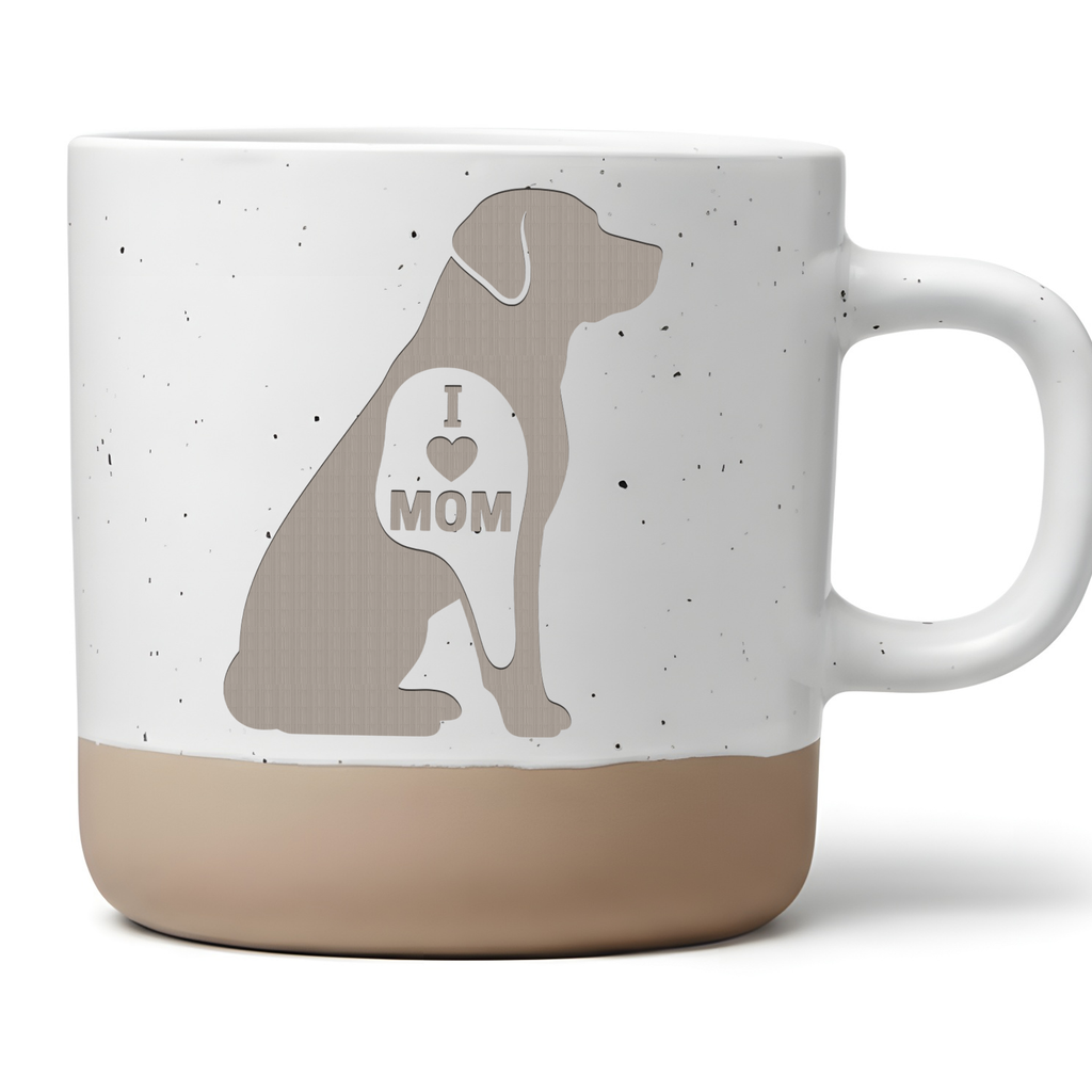 Tasse Labrador I Love Mom Geschenk Hundemama Becher Kaffeetasse Labrad – Bild 1