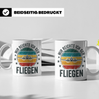 Piloten Tasse mit Spruch Mir reichts ich geh fliegen | Kaffe – Weiß [farbe:weiß]