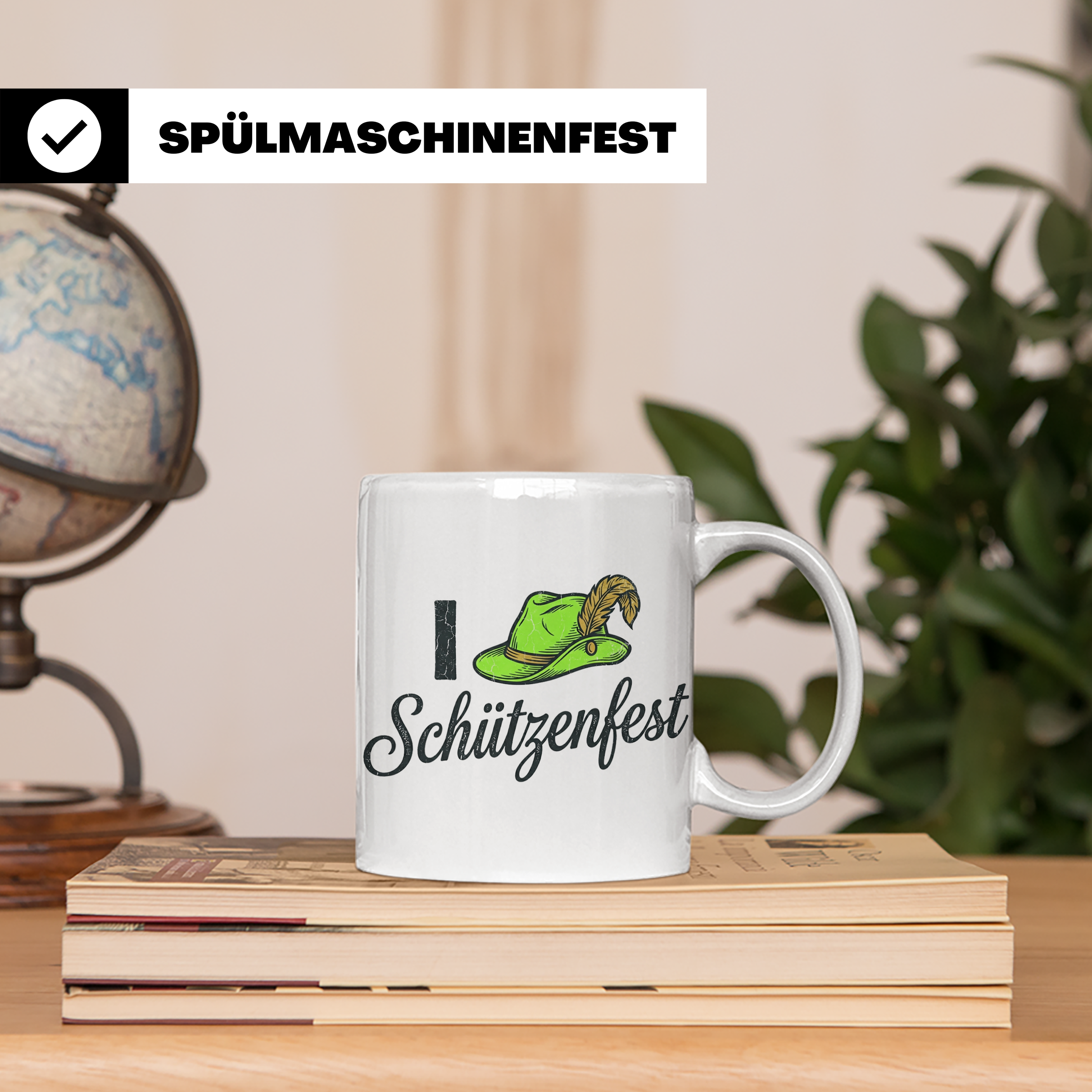 Schützenfest Tasse I Love Schützenfest Kaffeebecher mit Schü – Weiß [farbe:weiß]