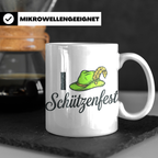 Schützenfest Tasse I Love Schützenfest Kaffeebecher mit Schü – Weiß [farbe:weiß]