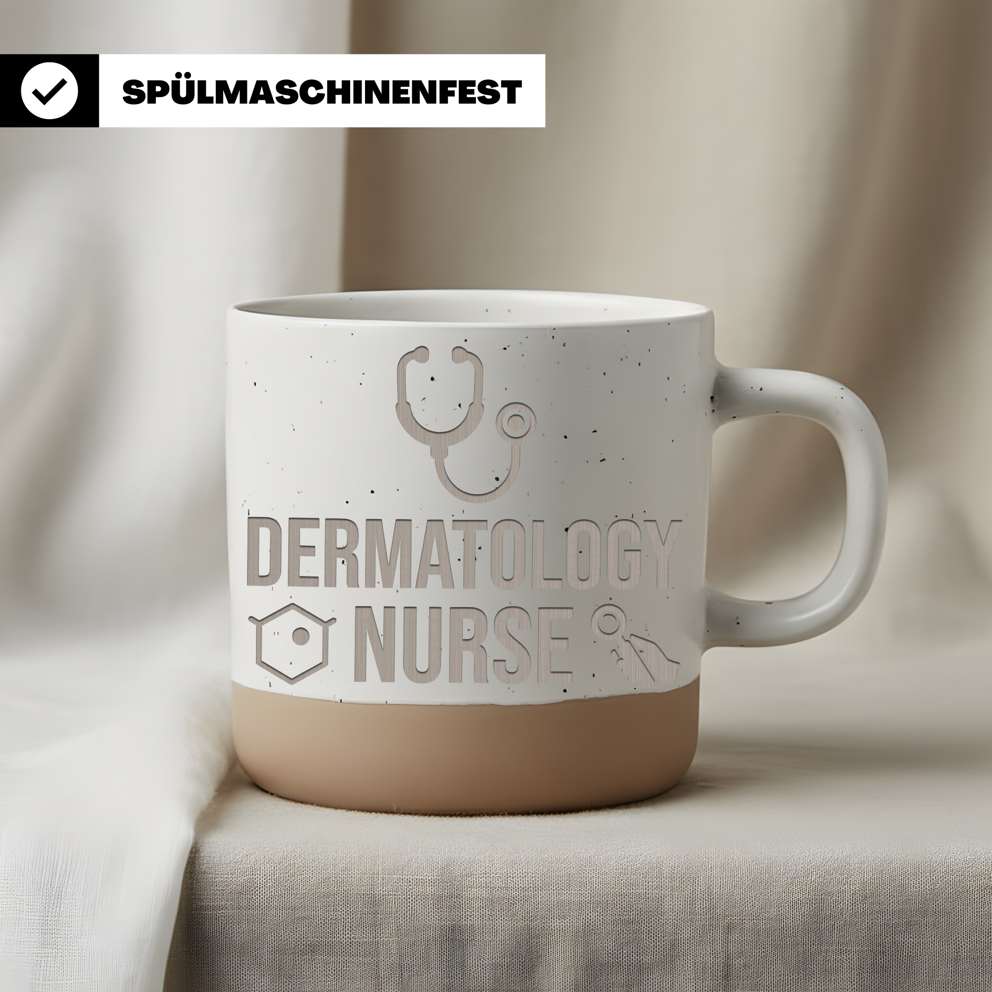 Tasse Dermatology Nurse Geschenk Kaffeetasse Dermatologie Krankenschwe – Bild 3