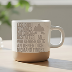 Tasse Bestatter Leg dich niemals mit einem Bestatter an Spruch Becher  – Bild 6