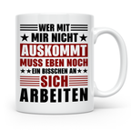 Auskunft Muss Eben Noch Sich Besorgen Tasse | BWL Studenten Spruch Ironie Geschenkidee | Uni Humor Tasse für Streber - Nerds | Exmatrikulati