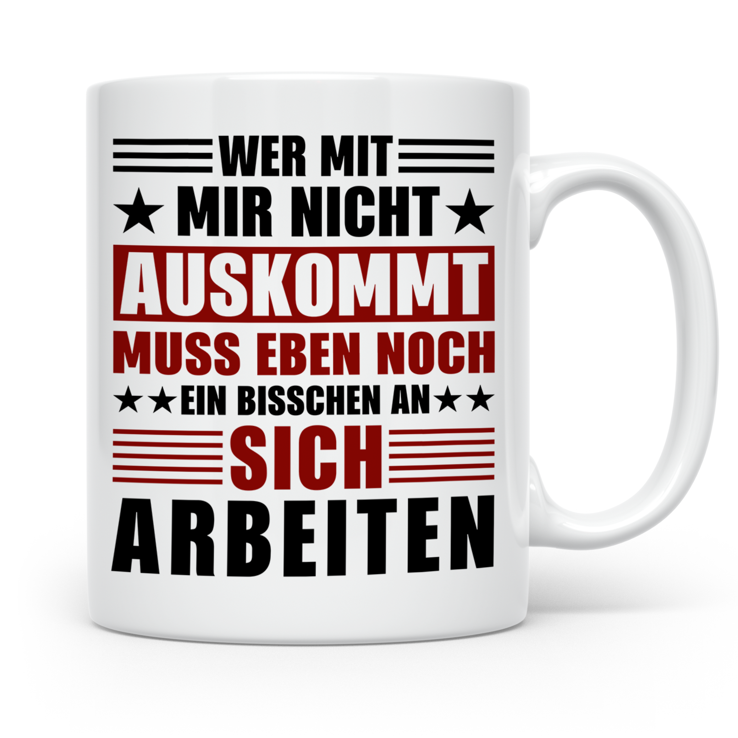 Auskunft Muss Eben Noch Sich Besorgen Tasse | BWL Studenten Spruch Ironie Geschenkidee | Uni Humor Tasse für Streber - Nerds | Exmatrikulati