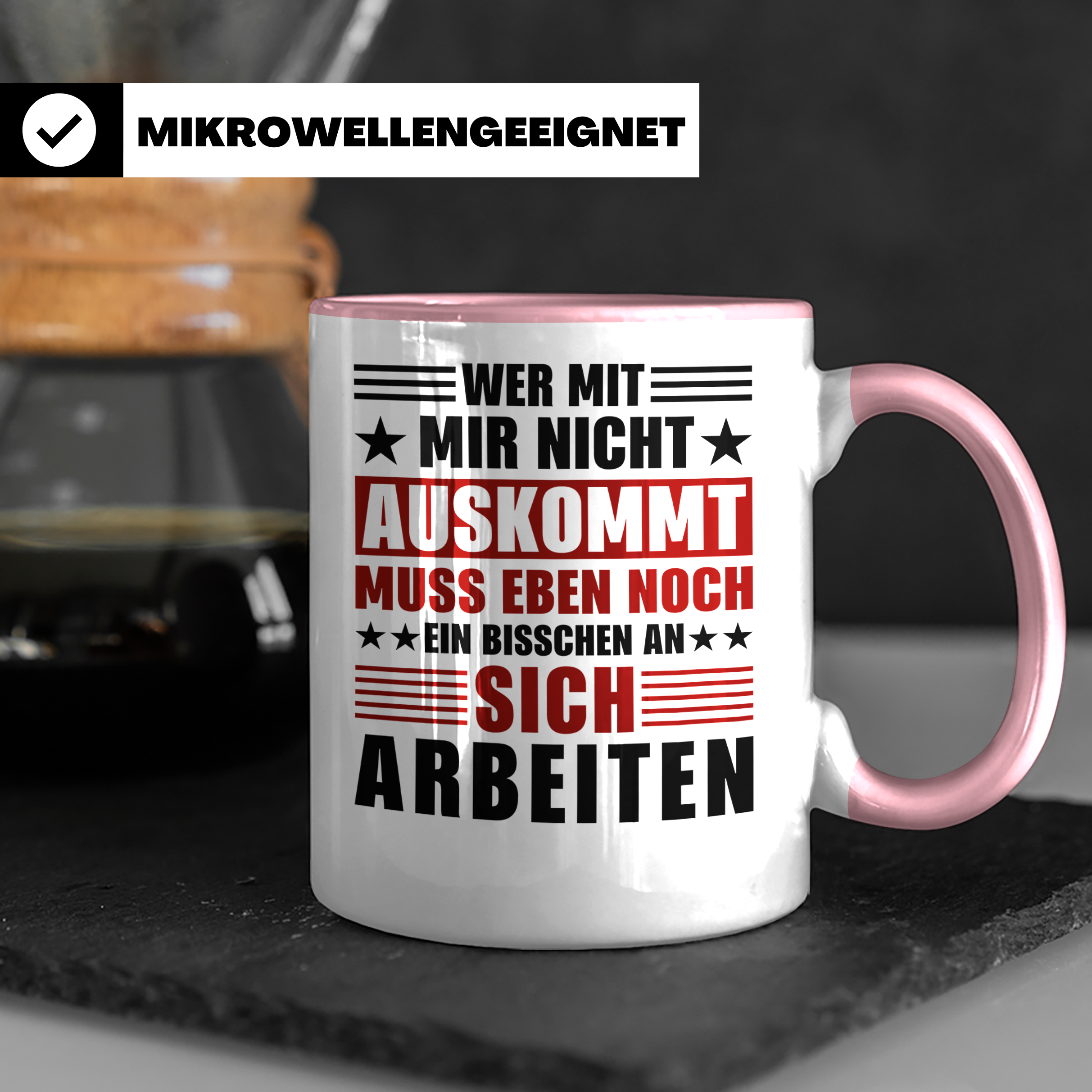Auskunft Muss Eben Noch Sich Besorgen Tasse | BWL Studenten Spruch Ironie Geschenkidee | Uni Humor Tasse für Streber - Nerds | Exmatrikulati