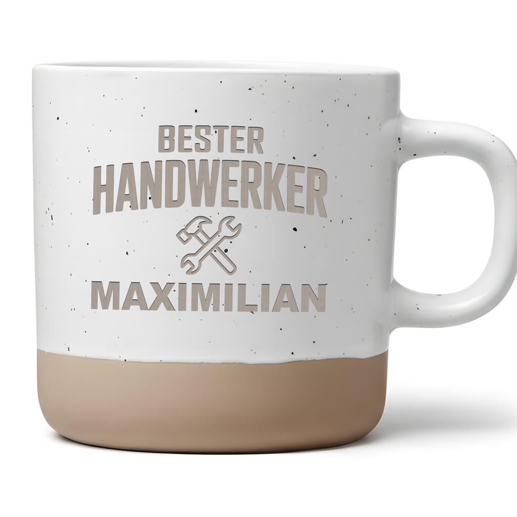 Personalisierte Handwerker Tasse – Geschenk für den besten Handwerker mit Werkzeug Motiv, ideales Geschenk für Profi & Heimwerker