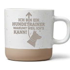 Tasse Hundetrainer Warum Weil ichs kann Geschenk Kaffeetasse Hundeschu – Bild 1