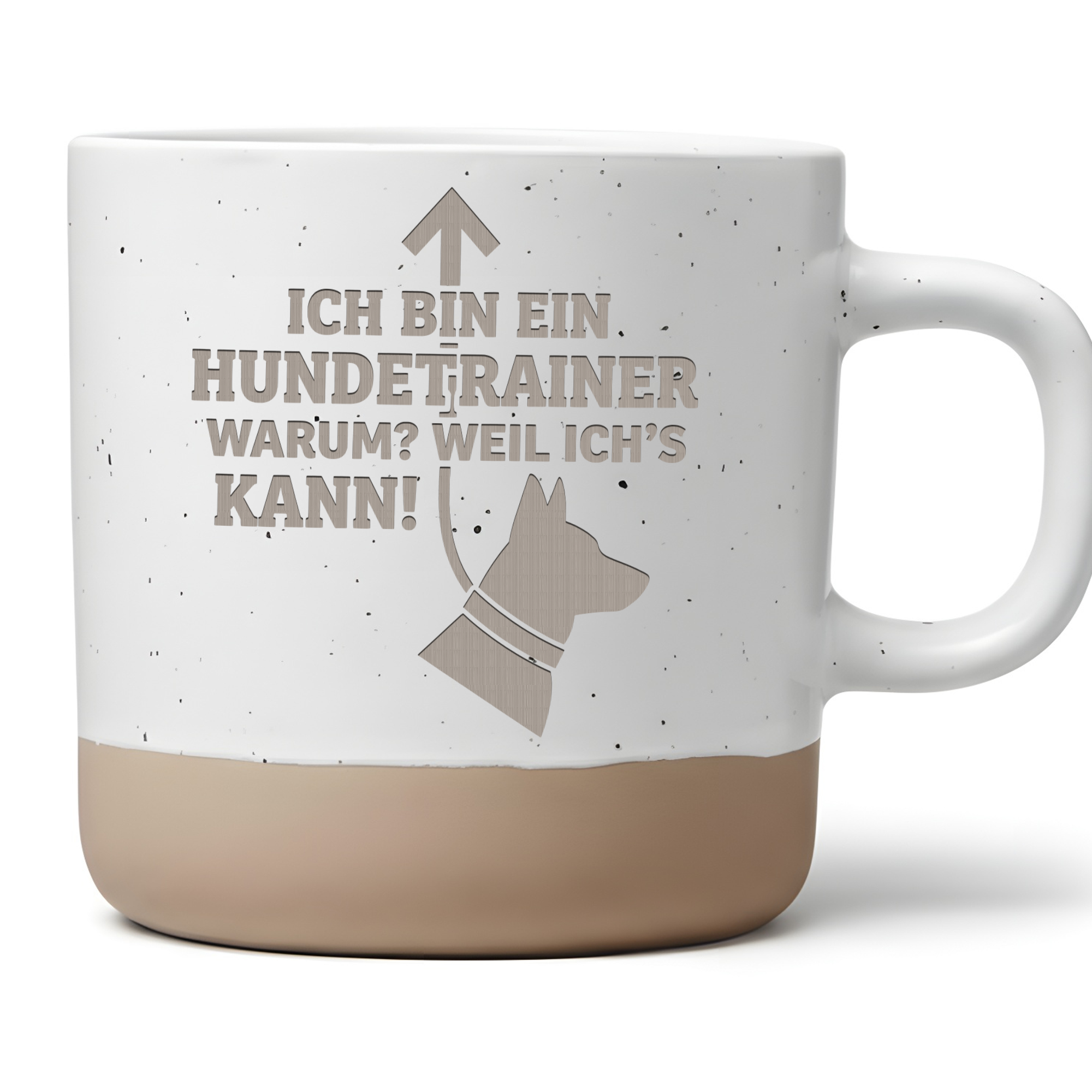 Tasse Hundetrainer Warum Weil ichs kann Geschenk Kaffeetasse Hundeschu – Bild 1