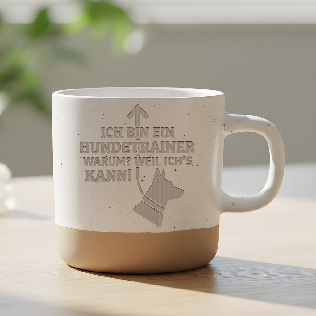 Tasse Hundetrainer Warum Weil ichs kann Geschenk Kaffeetasse Hundeschu – Bild 6