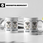 Fotografen Tasse Schaf Unschaf lustiger Spruch, Geschenk für – Weiß [farbe:weiß]