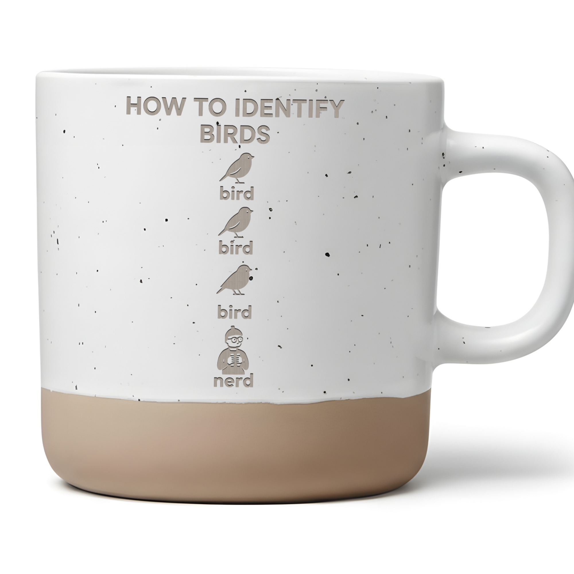 Tasse How To Identify Birds Geschenk Kaffeetasse Vogelbeobachtung Bech – Bild 1