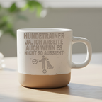 Tasse Hundetrainer Ja Ich arbeite Geschenk Kaffeetasse Hundeschule Bec – Bild 6