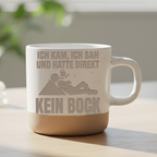 Tasse Ich kam ich sah Kein Bock Geschenk Kaffeetasse Lustig Becher Mor – Bild 6
