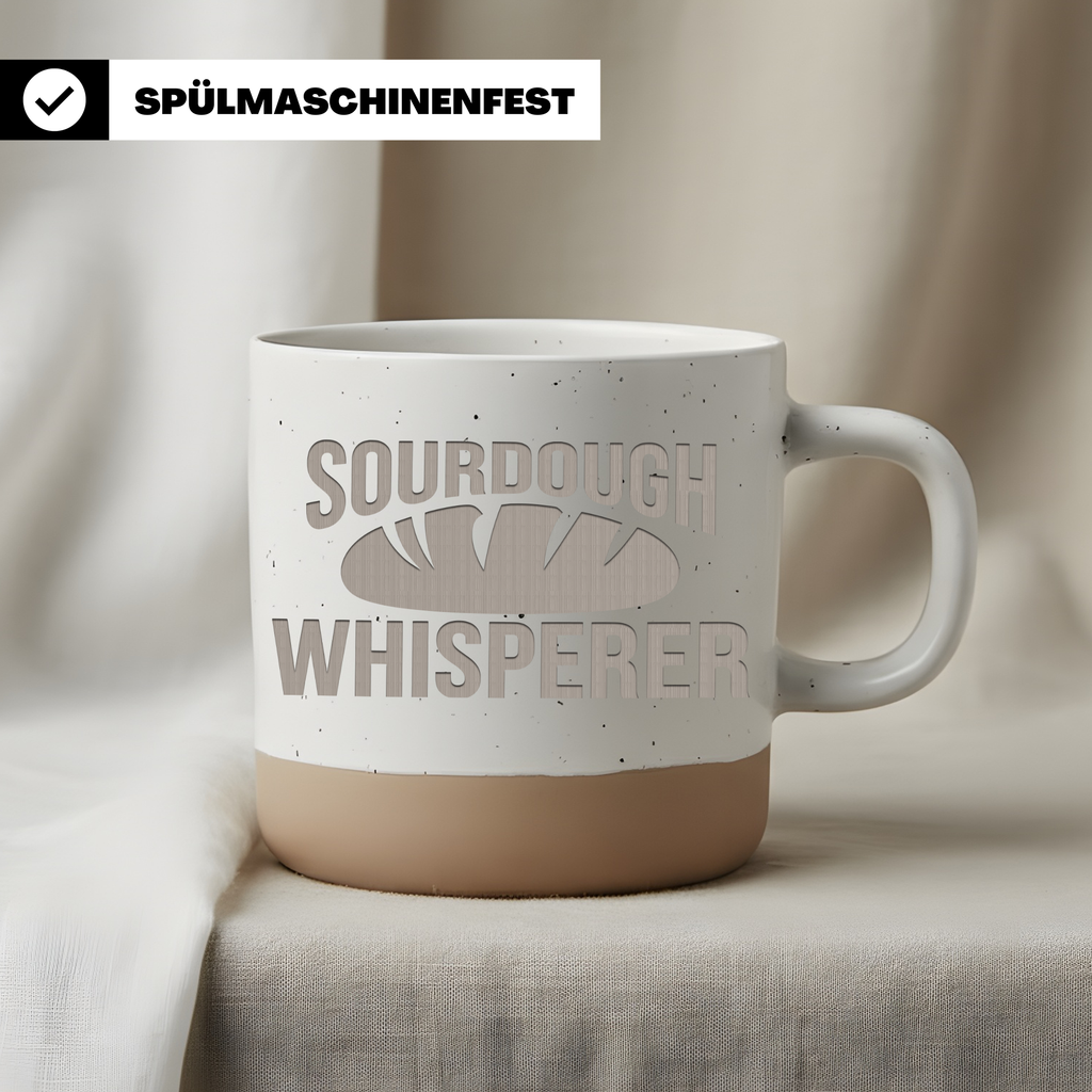 Tasse Sourdough Whisperer Geschenk Kaffeetasse Bäcker Becher Sauerteig – Bild 3