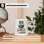 Jäger Tasse 60. Geburtstag Und noch immer gut in Schuss, Ges – Weiß [farbe:weiß]