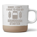 Tasse Feed My Sourdough Starter Geschenk Kaffeetasse Bäcker Becher Sau – Bild 1