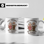 Altenpfleger Tasse mit Spruch Lasst mich durch, die Senioren – Weiß [farbe:weiß]